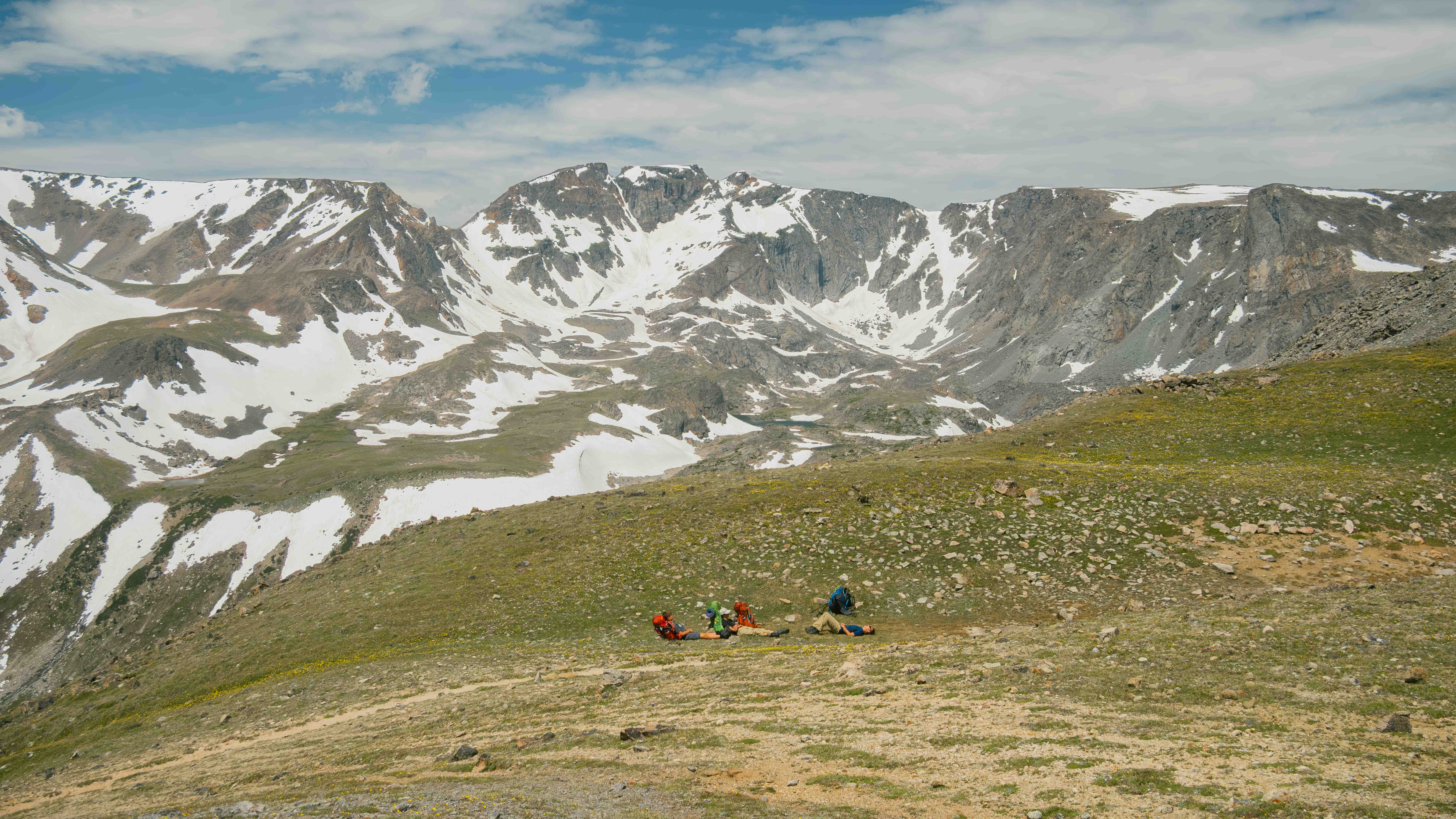 The Beartooth Mountains from Sundance Pass